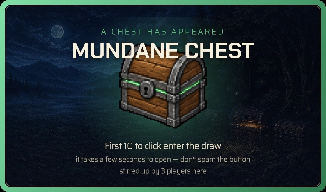 Real Chests card in Discord