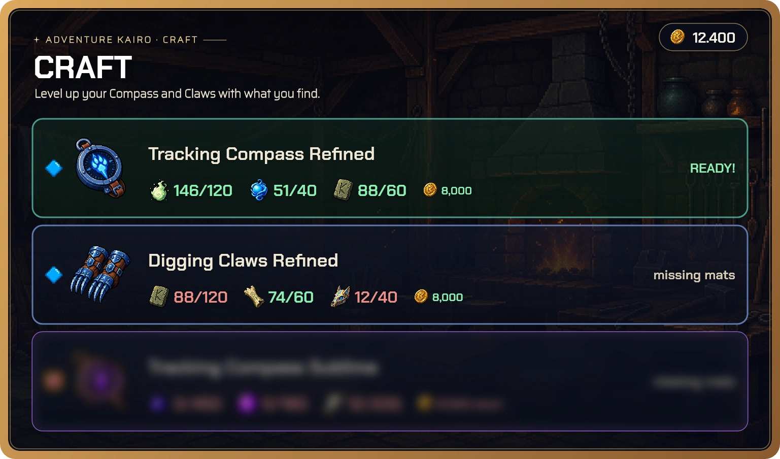Real Craft · recipes card in Discord
