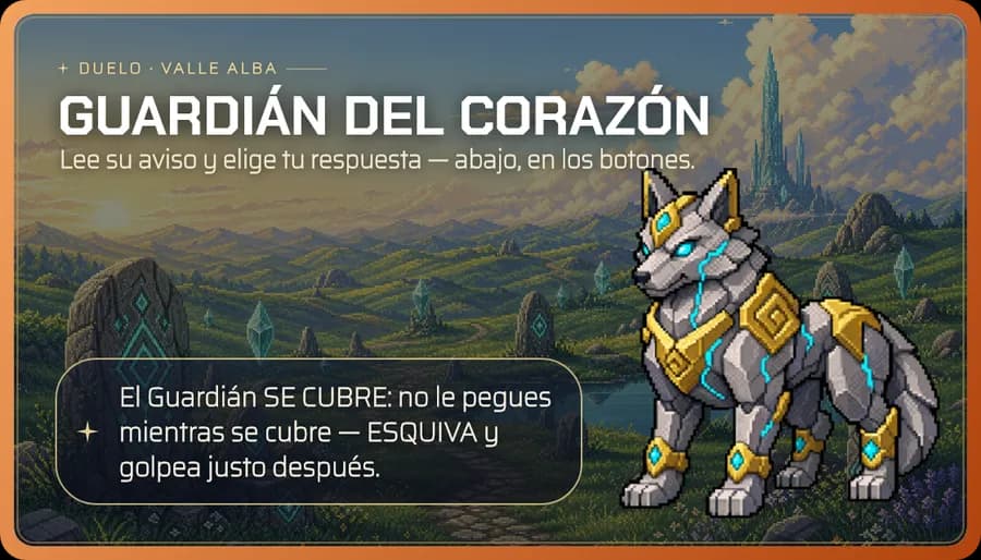 Carta real de Luchas en Discord