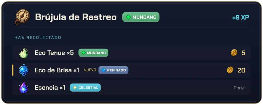 Carta real de Salida · botín en Discord
