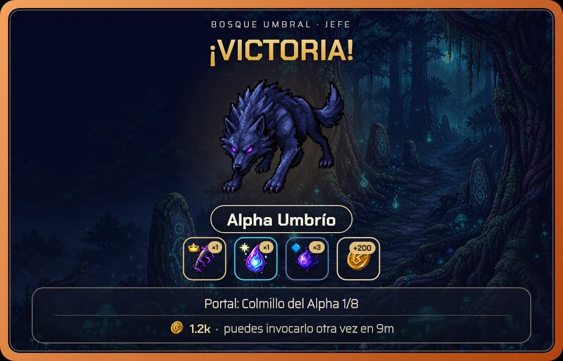 Victory, as the player sees it.
