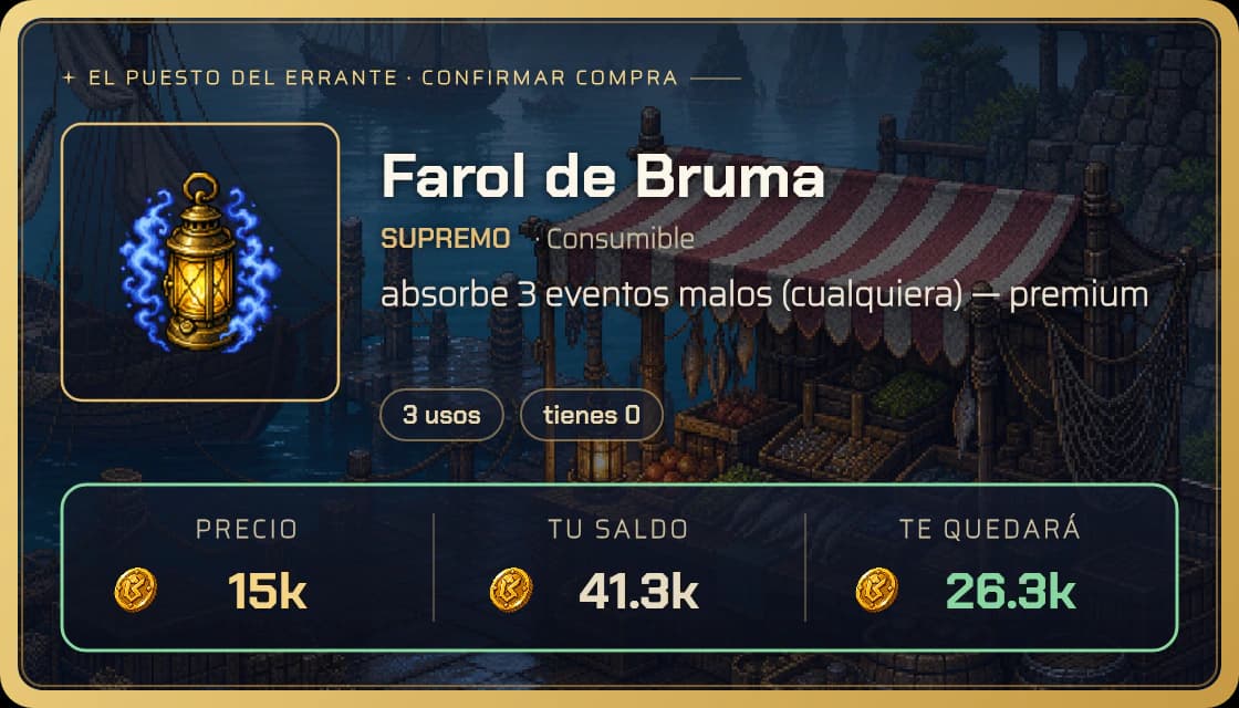 The purchase confirmation screen: 112,500 Khron in one go deserves this pause — the game shows price and balance before charging you.